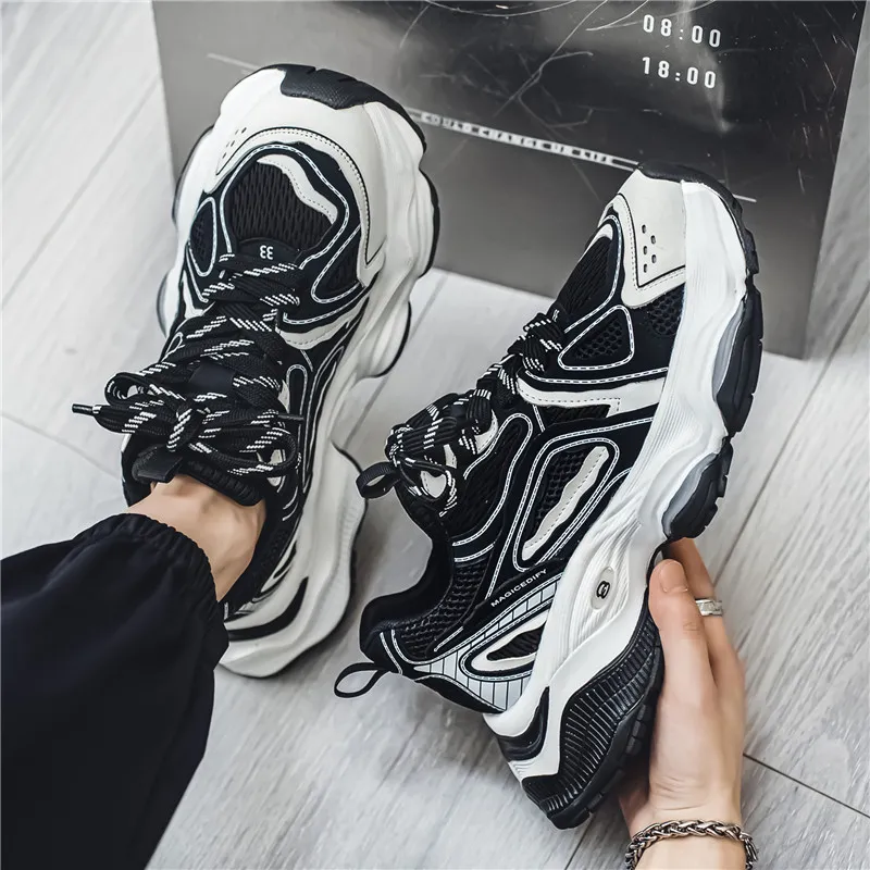 Abango Chunky Sneakers Men Low Top-2