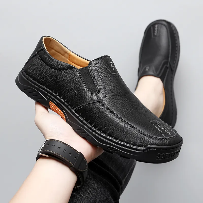 Abango Men's Casual Shoes Men Low Top Black-3