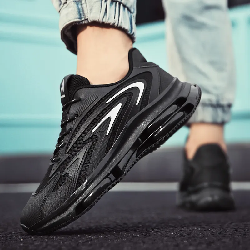 Abango Casual Shoes Men Low Top Black/Blue-9