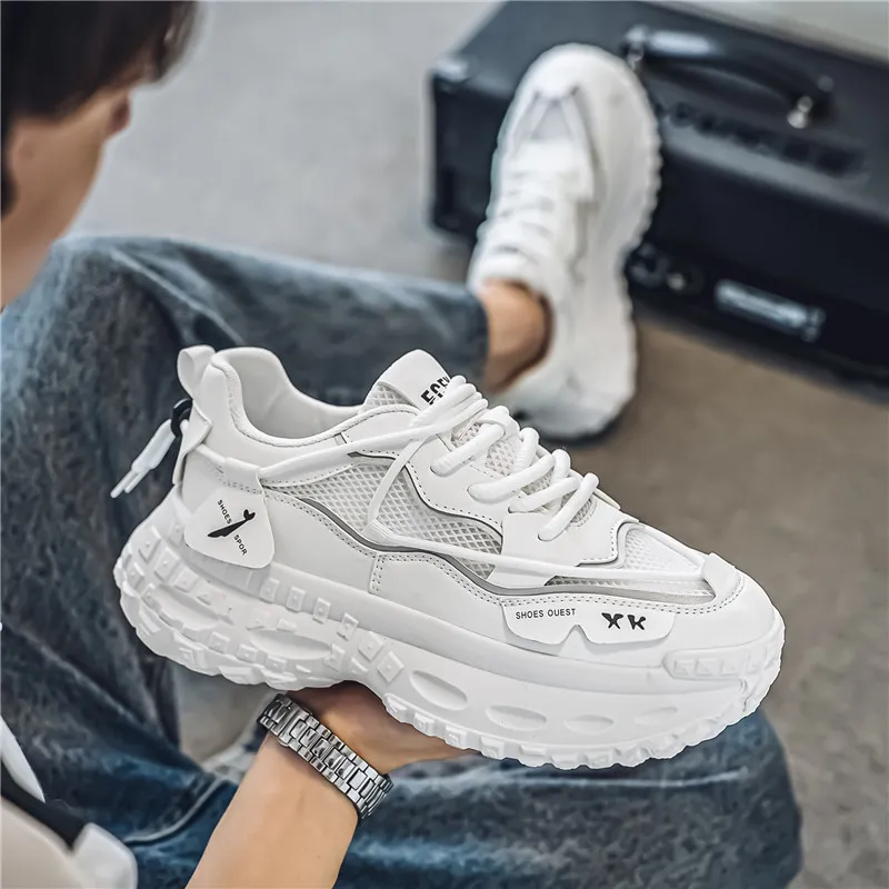 Abango Chunky Sneakers Men Low Top-4