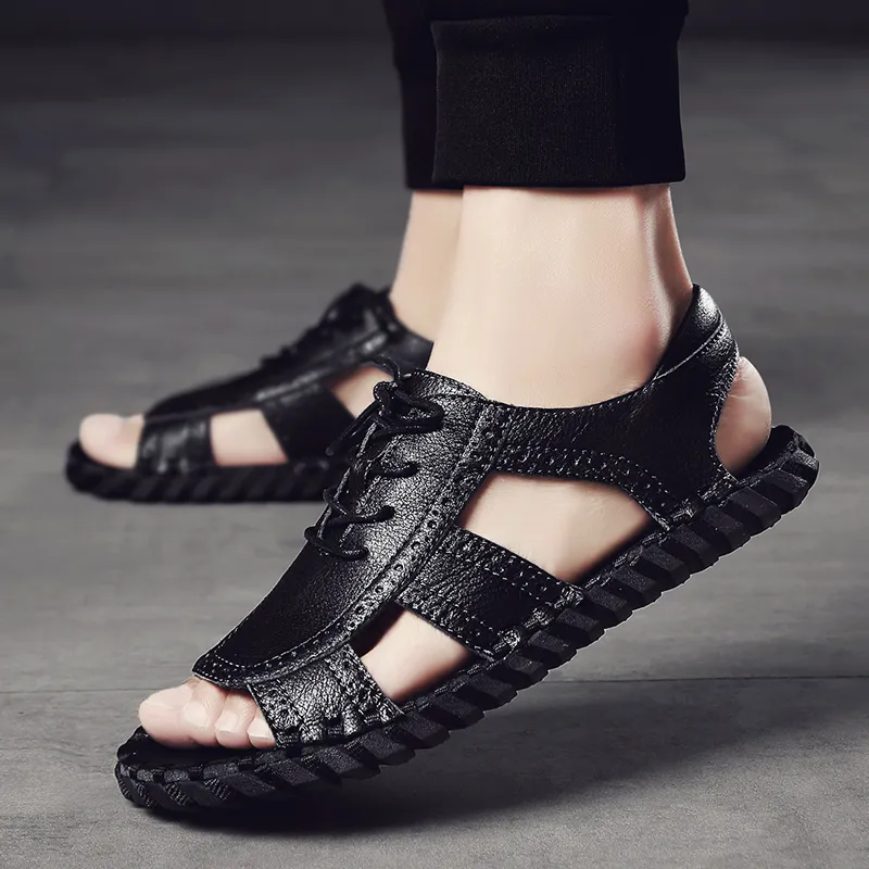 Abango One Strap Sandals Men-4