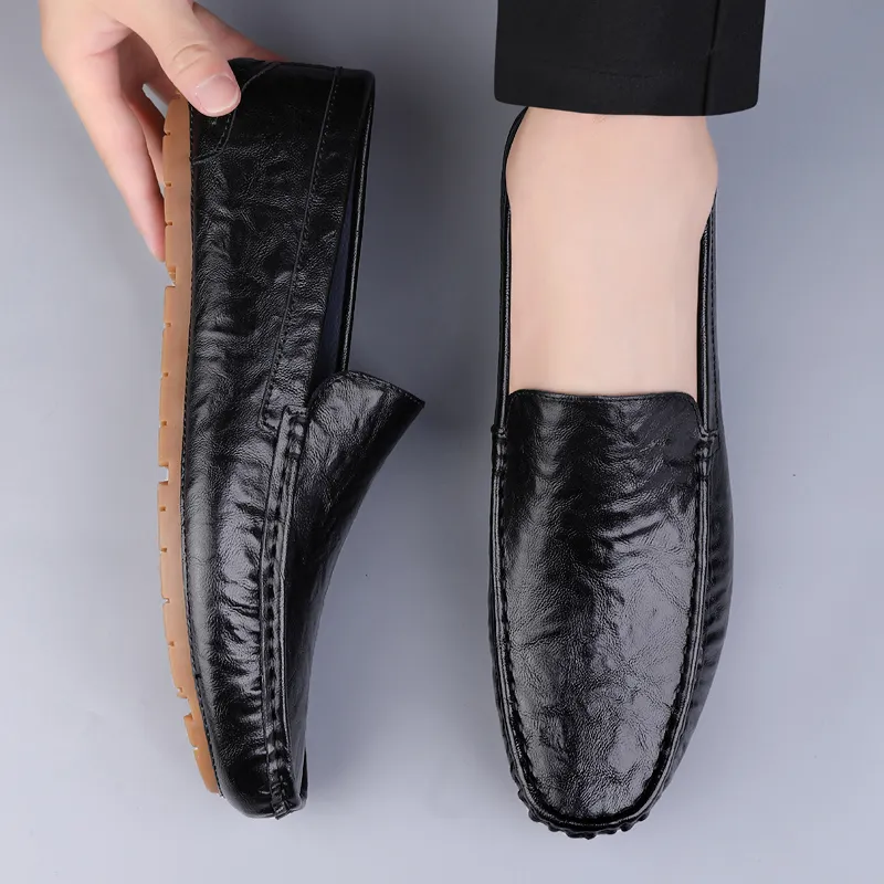 Abango Gommino Loafers Unisex Green/Gray/Black-17