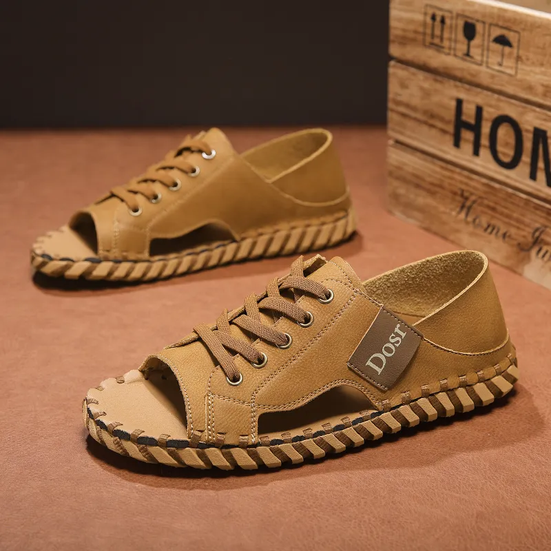 Abango One Strap Sandals Men-7