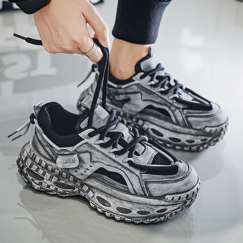 Abango Low Top Chunky Sneakers Men's-12