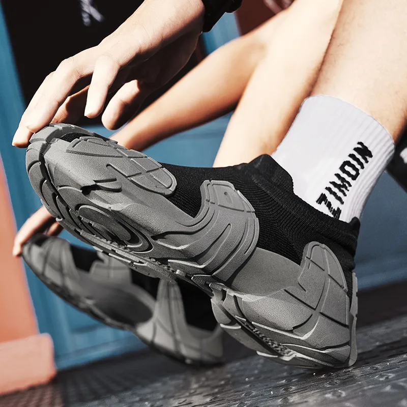 Abango Platform Breathable Wear Resistant Slip Resistant Breathable Fashion Casual Shoes Men's-15