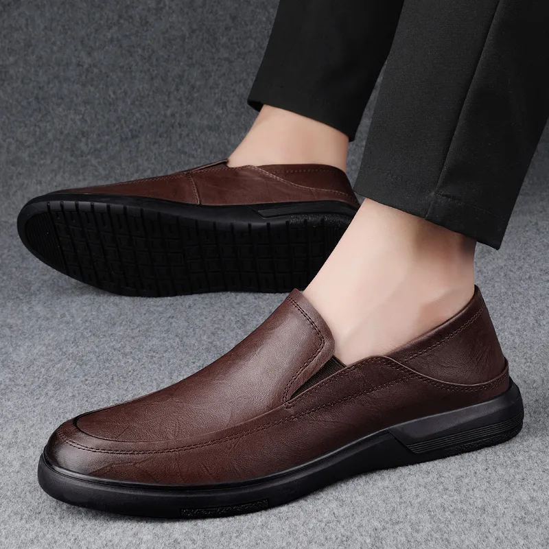 Abango Men's Casual Shoes Men Low Top Black/Brown-9