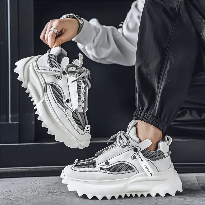Abango Chunky Sneakers Men Low Top-9
