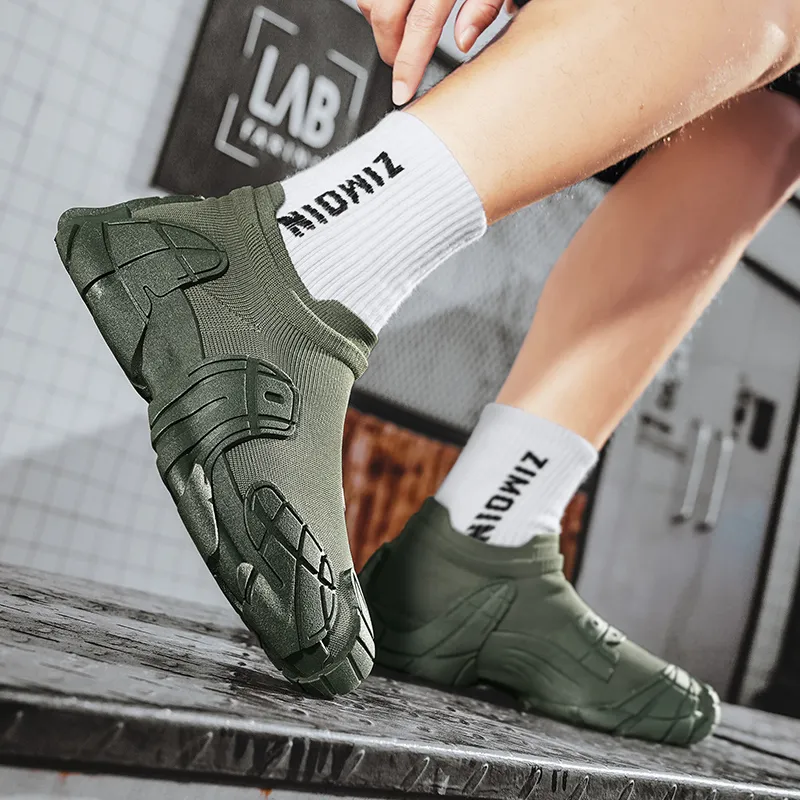 Abango Platform Breathable Wear Resistant Slip Resistant Breathable Fashion Casual Shoes Men's-8