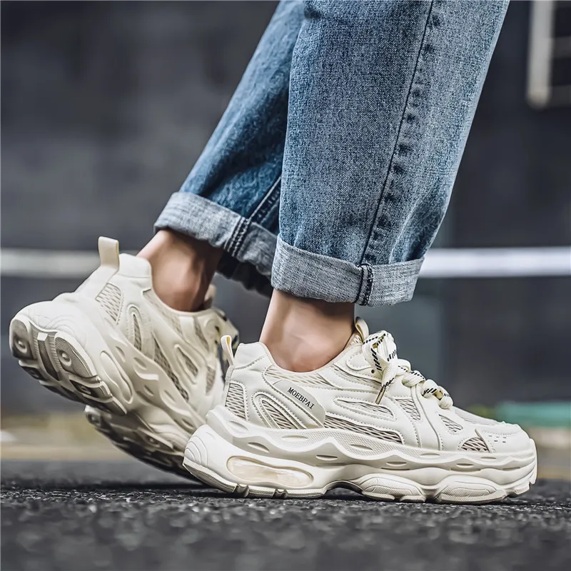 Abango Chunky Sneakers Men Low Top-13