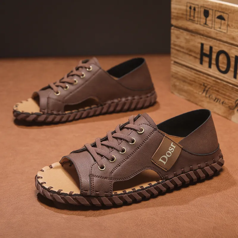 Abango One Strap Sandals Men-4