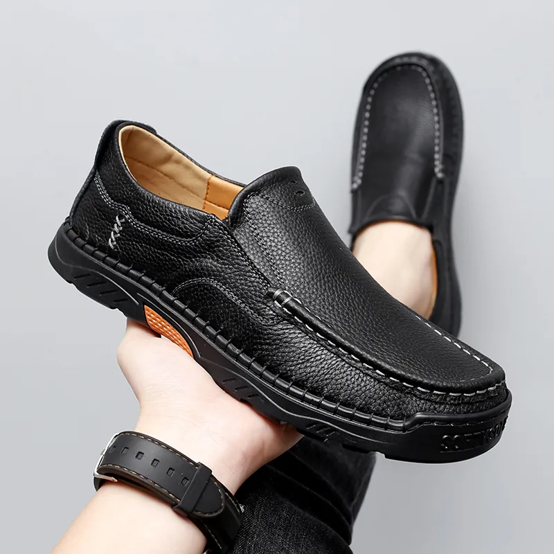 Abango Men's Casual Shoes Men Low Top Black-3
