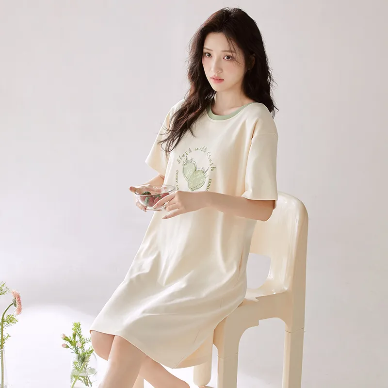 XIA.WA.ZHI.XIU Nightgown Women's Gift Box Set-5