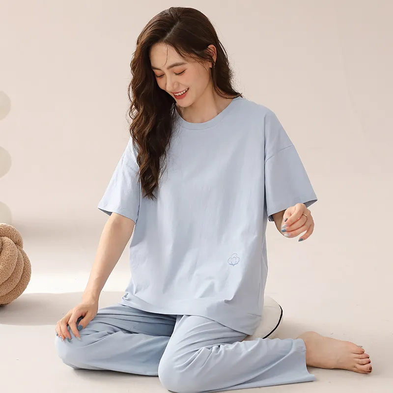 XIA.WA.ZHI.XIU Pajama Set Women's Two Piece Set-7