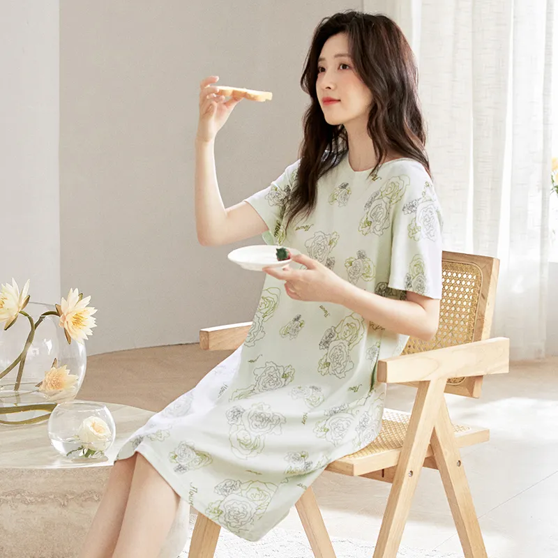 XIA.WA.ZHI.XIU Nightgown Women's-6