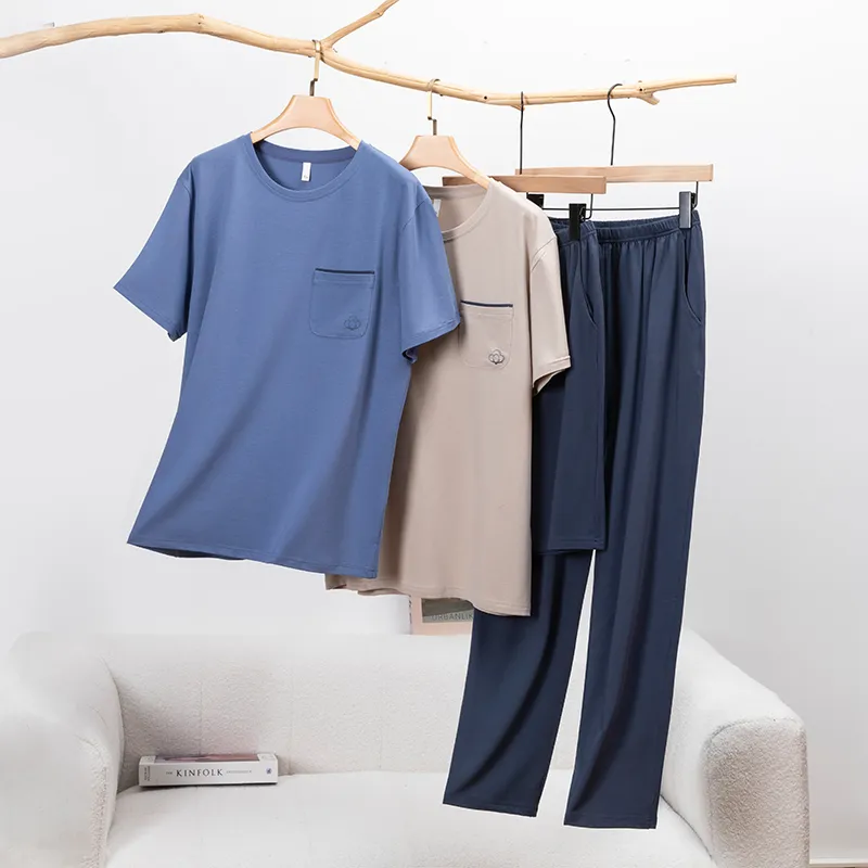 XIA.WA.ZHI.XIU Pajama Set Men's Gift Box Set-25