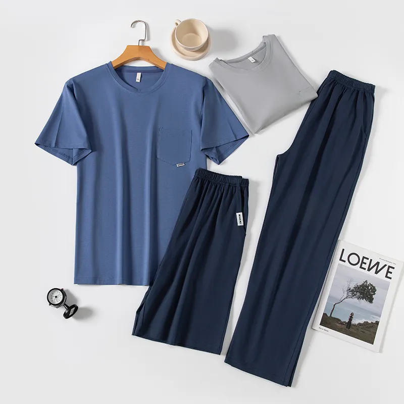 XIA.WA.ZHI.XIU Pajama Set Men's Gift Box Set-6