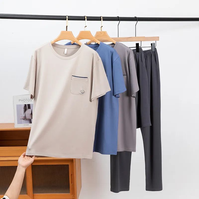 XIA.WA.ZHI.XIU Pajama Set Men's Gift Box Set-9