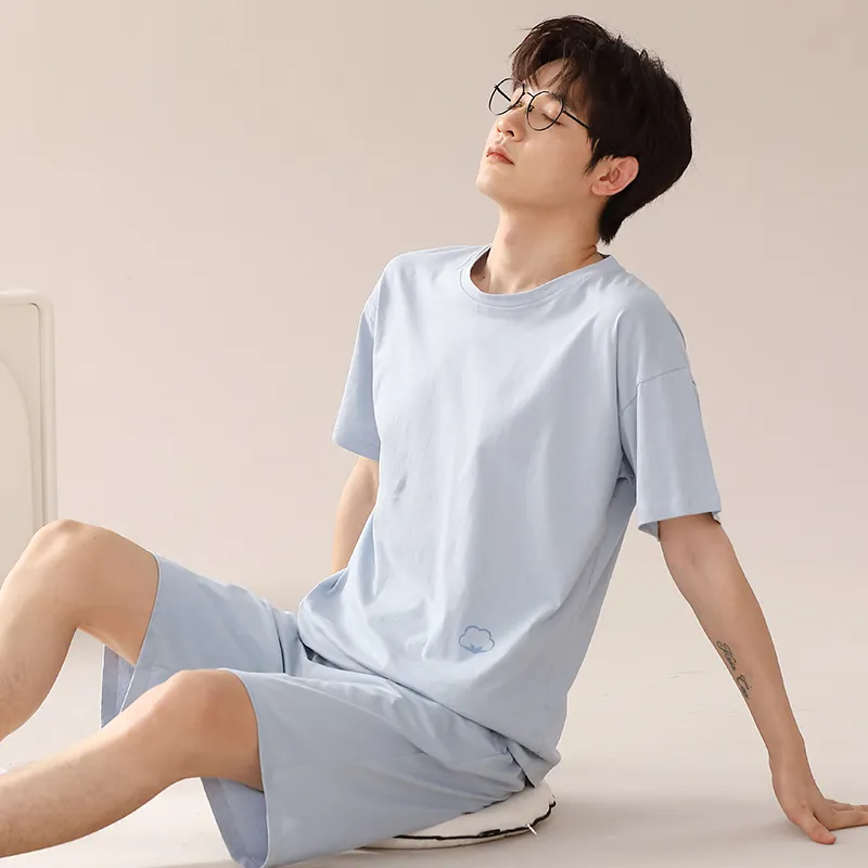 XIA.WA.ZHI.XIU Pajama Set Men's Gift Box Set-8