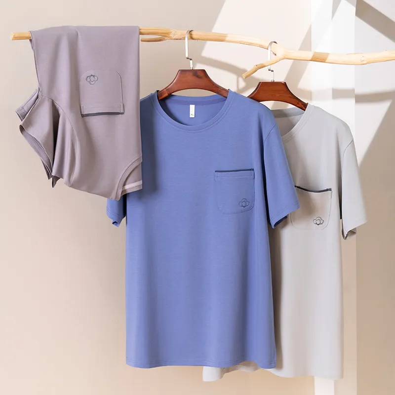 XIA.WA.ZHI.XIU Pajama Top Men's Gift Box Set-10