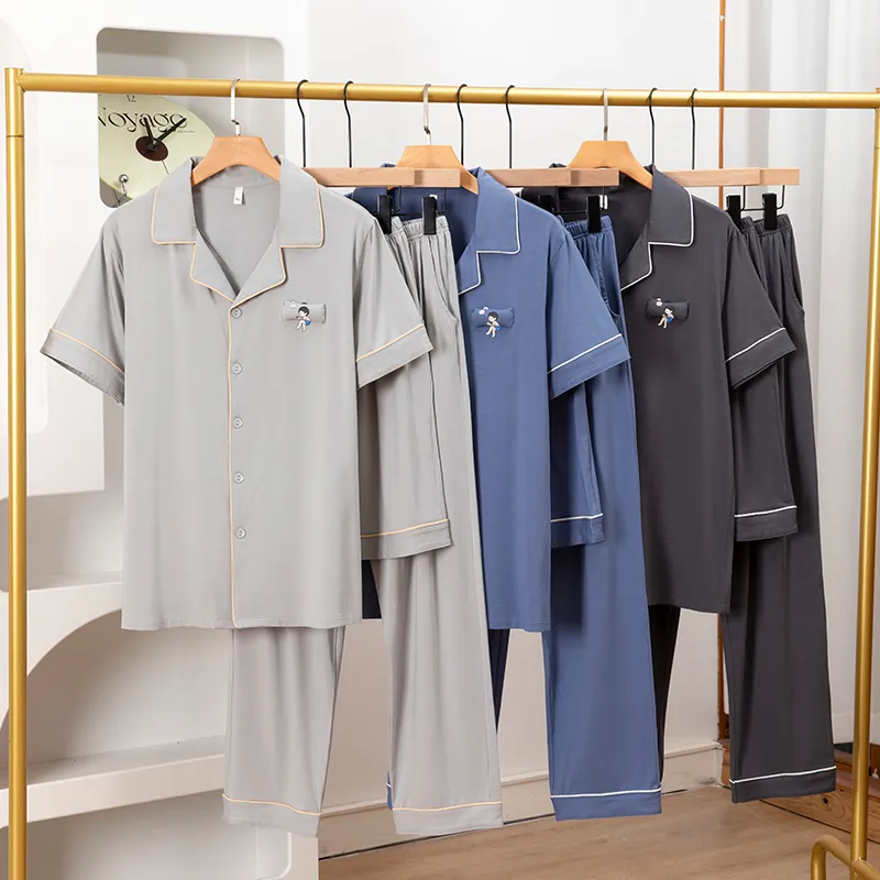 XIA.WA.ZHI.XIU Pajama Set Men's-13