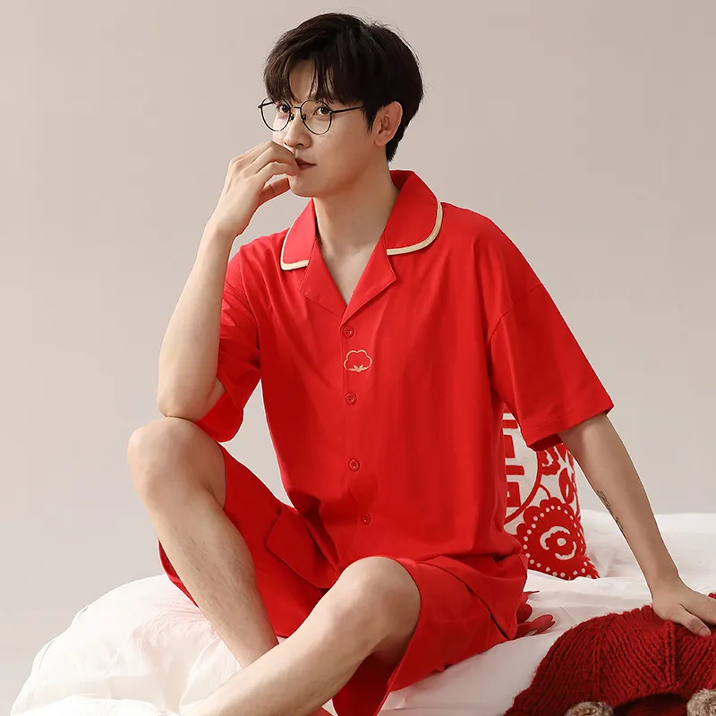 XIA.WA.ZHI.XIU Pajama Set Men's Shopping Bag-1