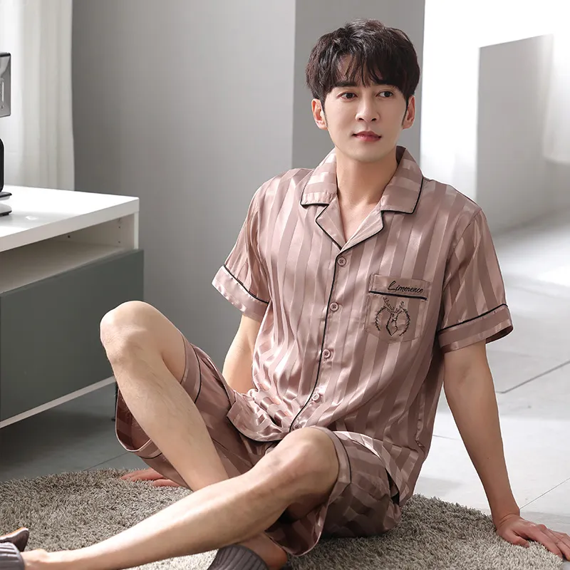 XIA.WA.ZHI.XIU Pajama Set Men's Gift Box Set Image Color-2