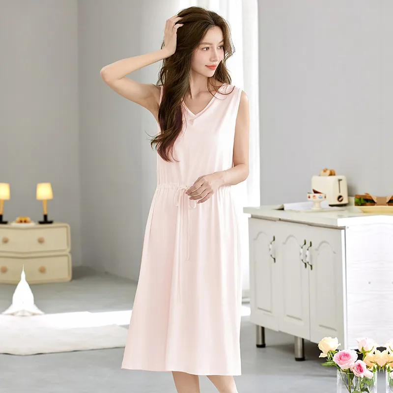 XIA.WA.ZHI.XIU Nightgown Women's-2