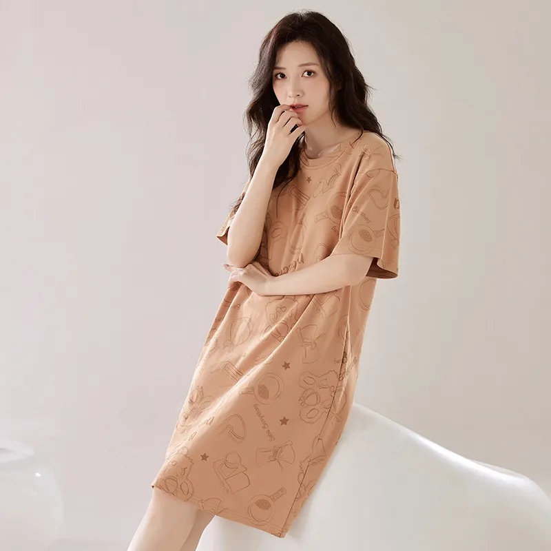 XIA.WA.ZHI.XIU Nightgown Women's Gift Box Set-5