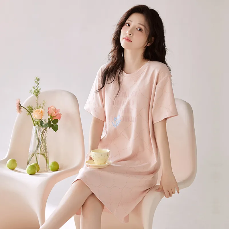 XIA.WA.ZHI.XIU Nightgown Women's-5