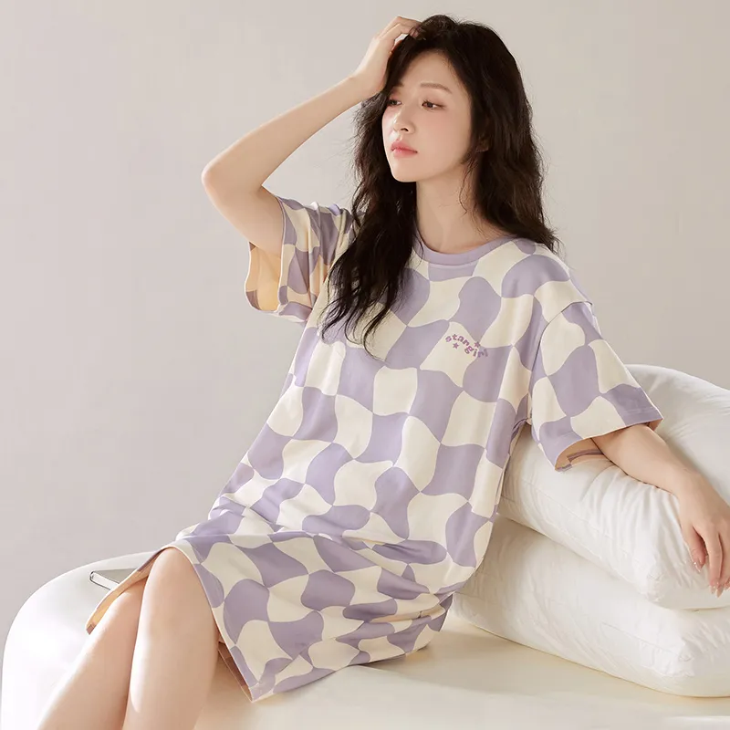 XIA.WA.ZHI.XIU Nightgown Women's-3