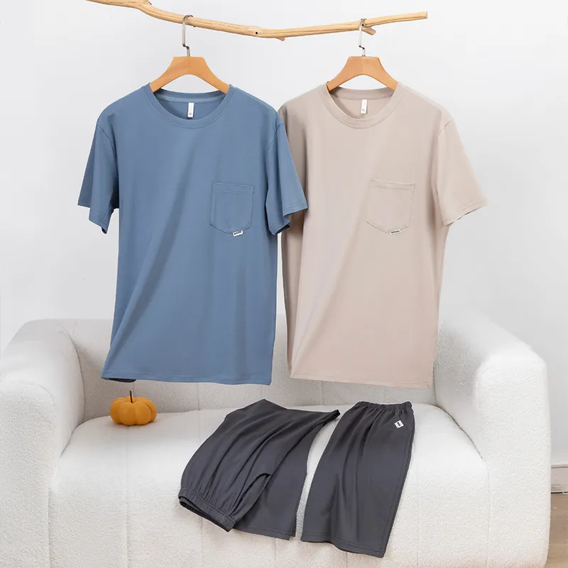 XIA.WA.ZHI.XIU Pajama Set Men's Gift Box Set-11