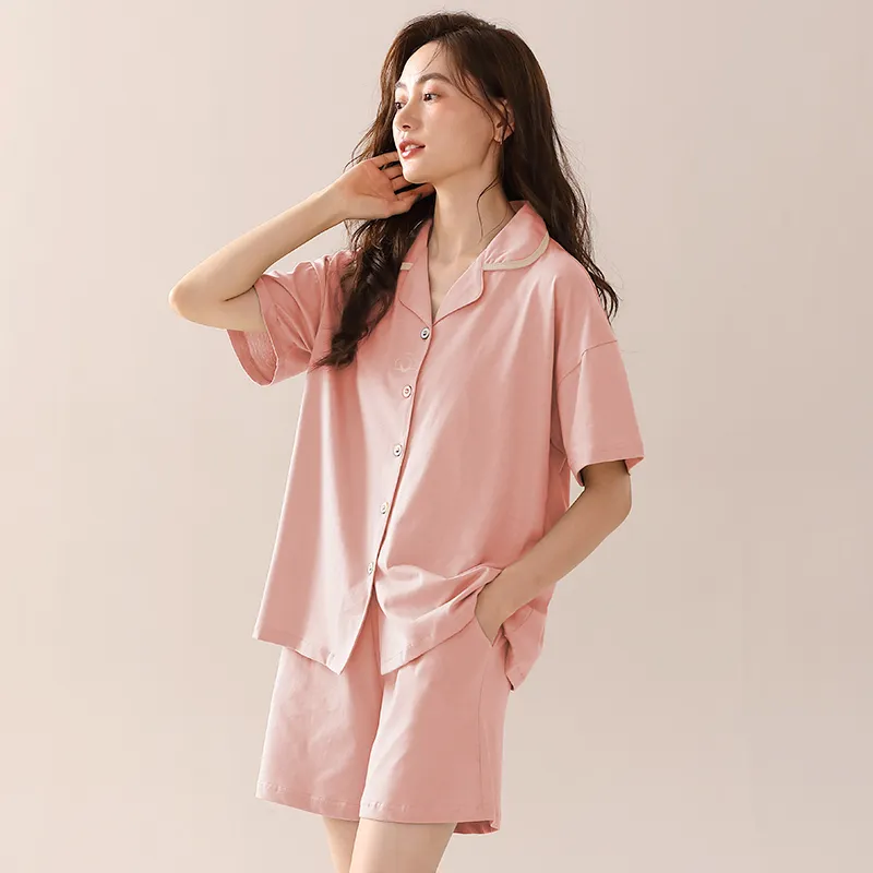 XIA.WA.ZHI.XIU Pajama Set Women's Two Piece Set-4