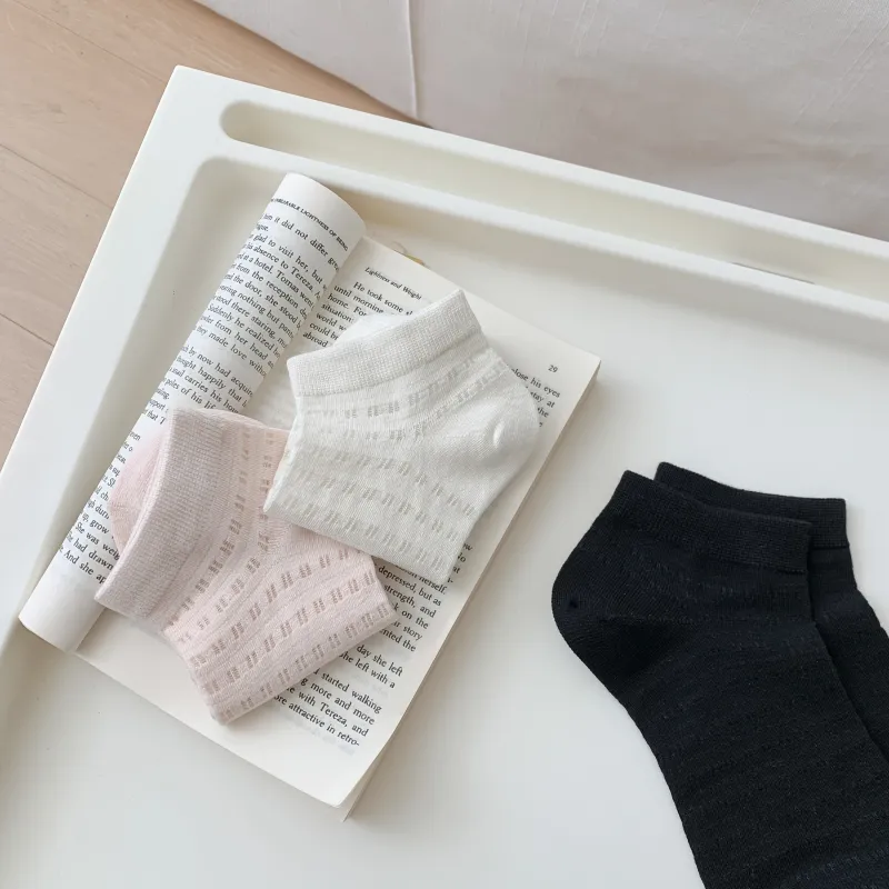 XIA.WA.ZHI.XIU Ankle Socks Women's Box 3 Pack-25
