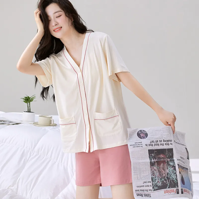 XIA.WA.ZHI.XIU Pajama Set Women's Gift Box Set-5