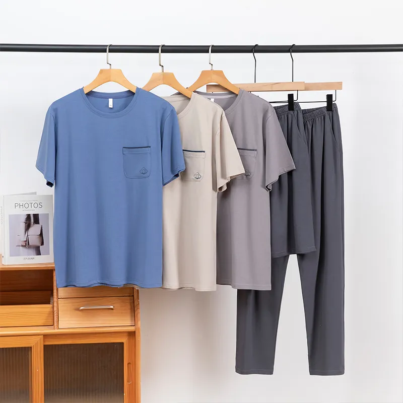 XIA.WA.ZHI.XIU Pajama Set Men's Gift Box Set-8