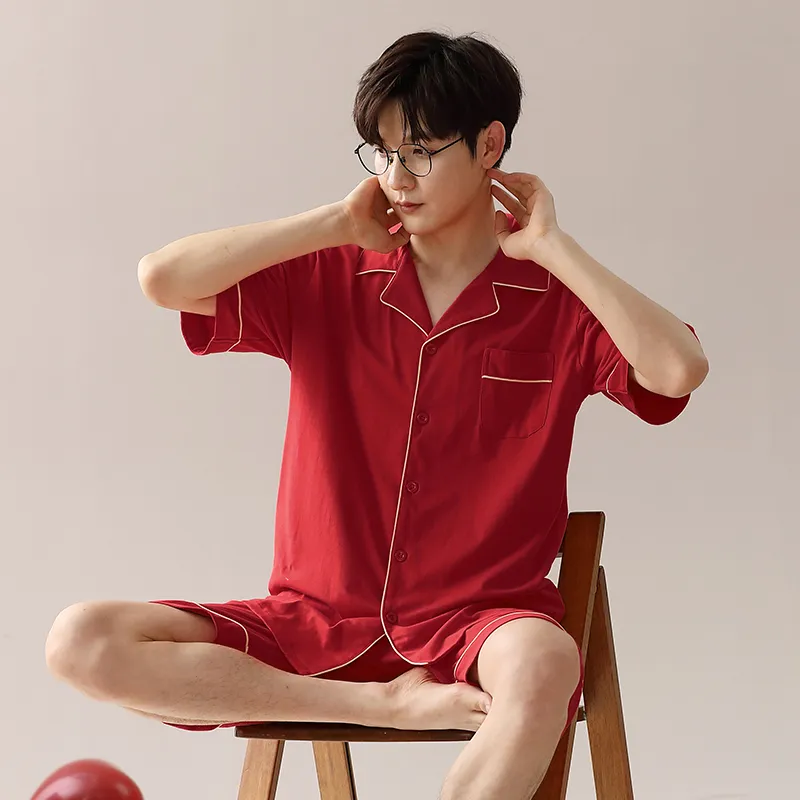 XIA.WA.ZHI.XIU Pajama Set Men's Gift Box Set-3