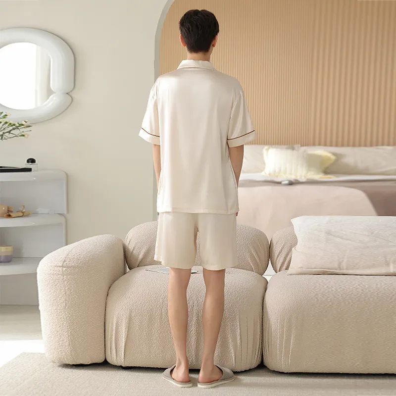 XIA.WA.ZHI.XIU Pajama Set Men's Gift Box Set Image Color-5