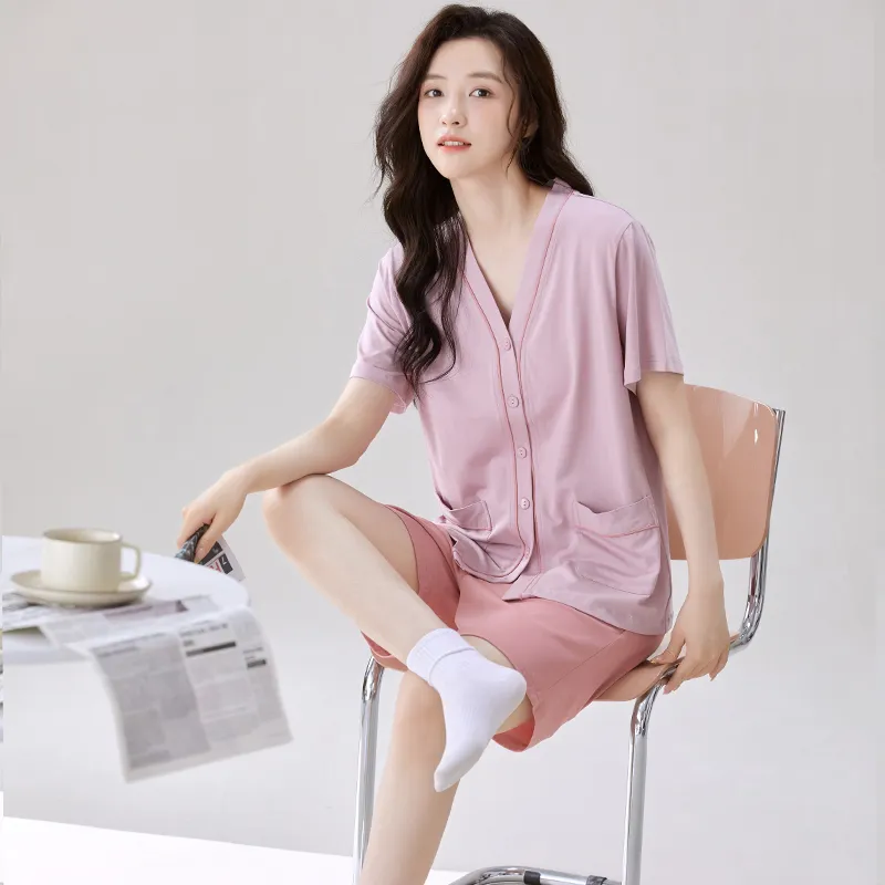 XIA.WA.ZHI.XIU Pajama Set Women's Gift Box Set-10