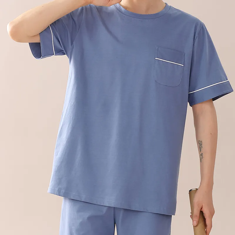 XIA.WA.ZHI.XIU Pajama Top Men's-10