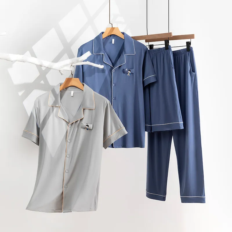 XIA.WA.ZHI.XIU Pajama Set Men's-2