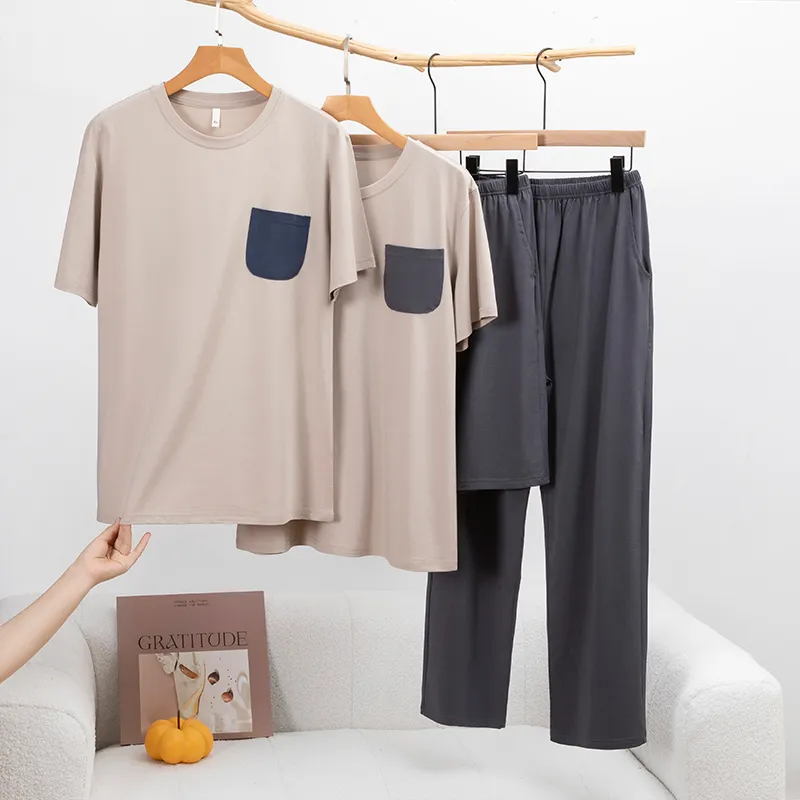 XIA.WA.ZHI.XIU Pajama Set Men's Gift Box Set-2