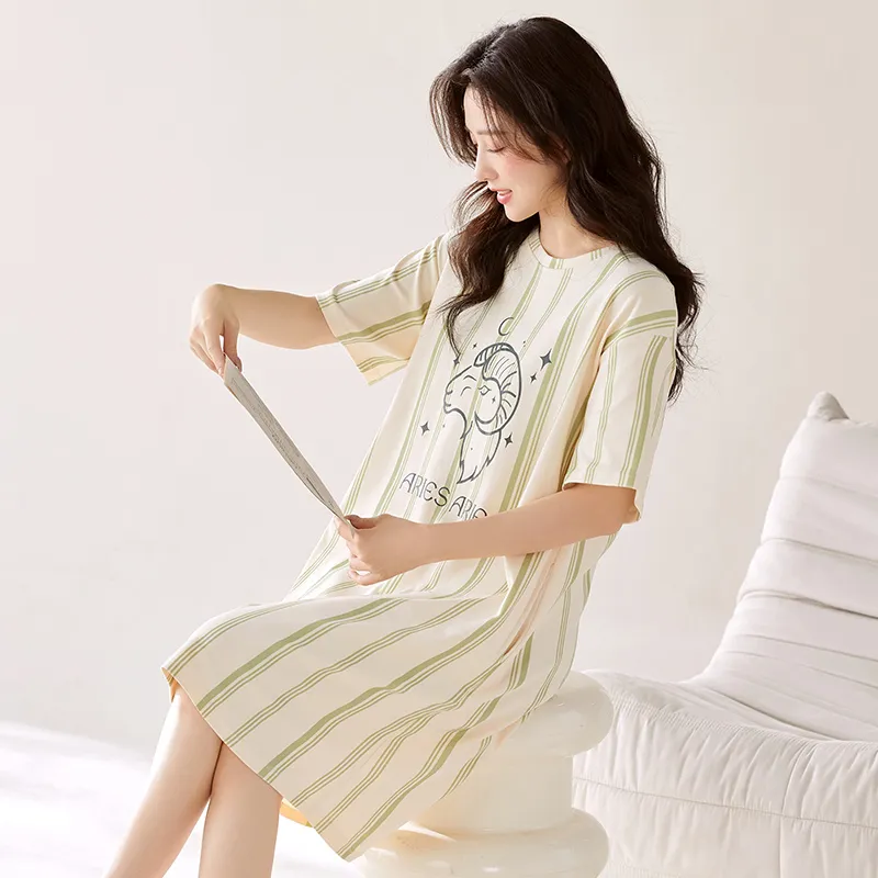 XIA.WA.ZHI.XIU Nightgown Women's Gift Box Set-5