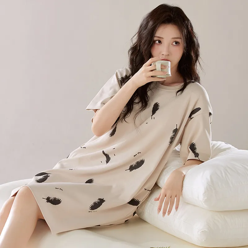 XIA.WA.ZHI.XIU Nightgown Women's Gift Box Set-4