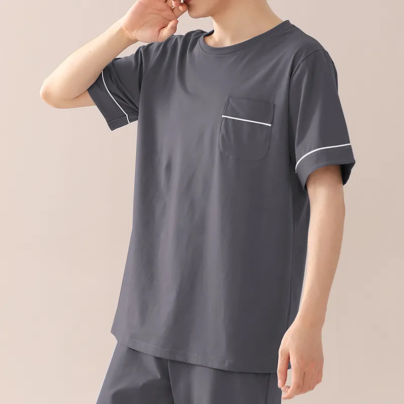 XIA.WA.ZHI.XIU Pajama Top Men's-20
