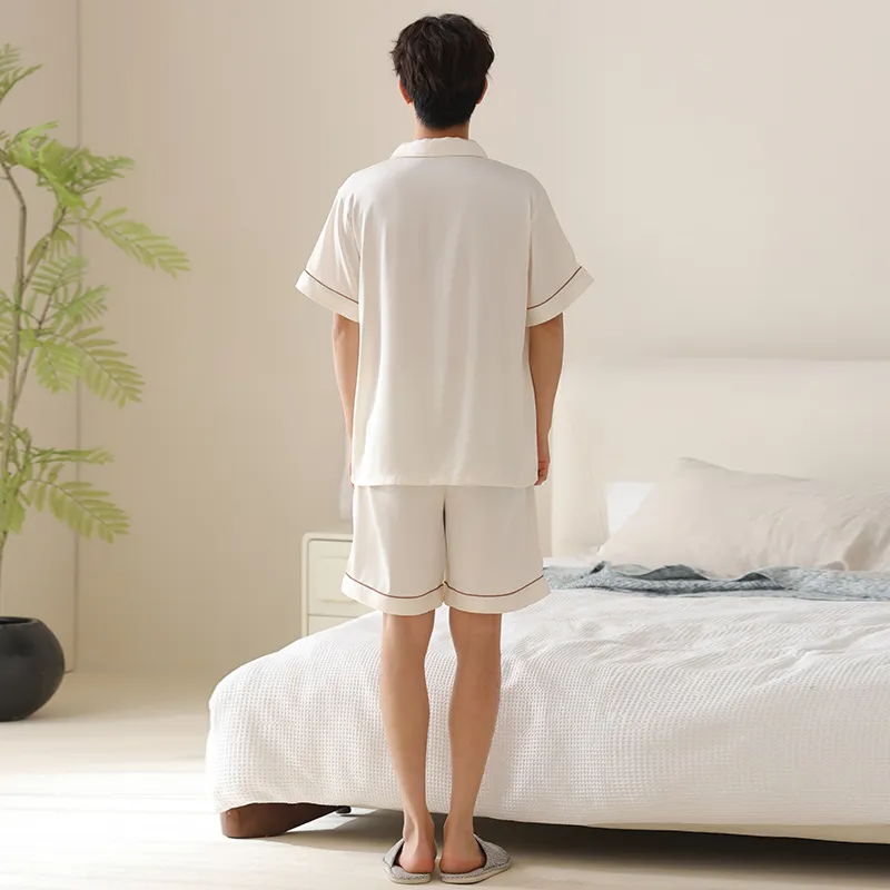 XIA.WA.ZHI.XIU Pajama Set Men's Gift Box Set Image Color-5