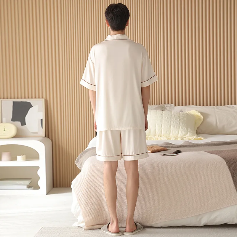 XIA.WA.ZHI.XIU Pajama Set Men's Gift Box Set Image Color-5