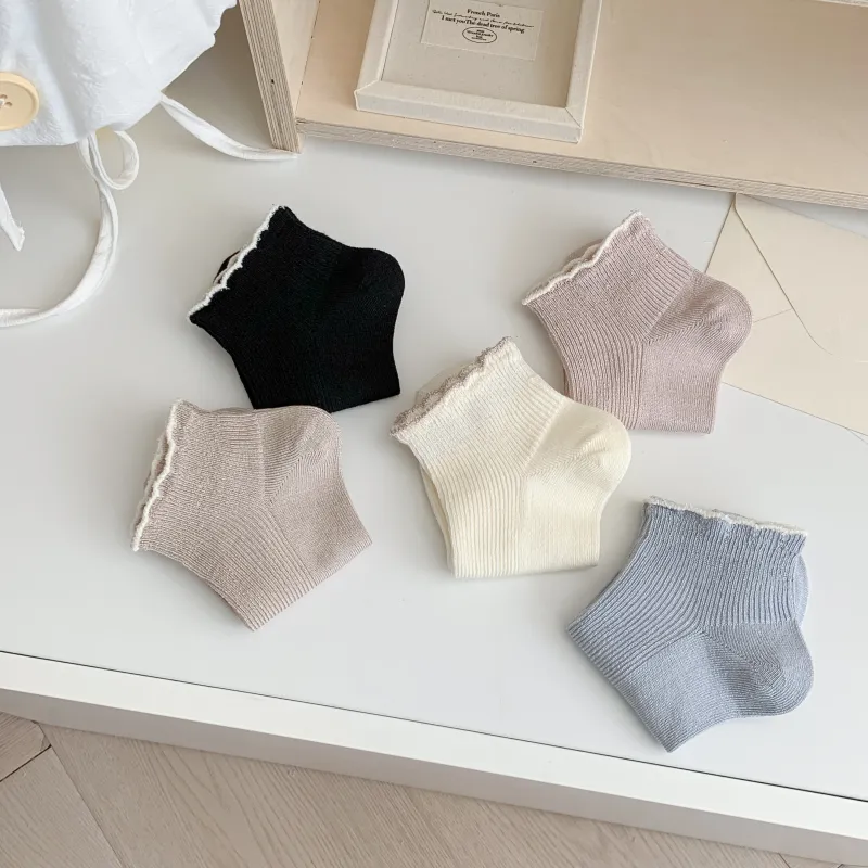 XIA.WA.ZHI.XIU Ankle Socks Women's Shopping Bag 5 Pack-9