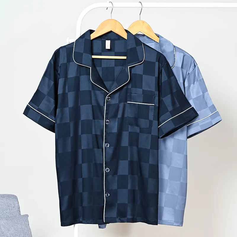 XIA.WA.ZHI.XIU Pajama Set Men's Three Piece Set-8