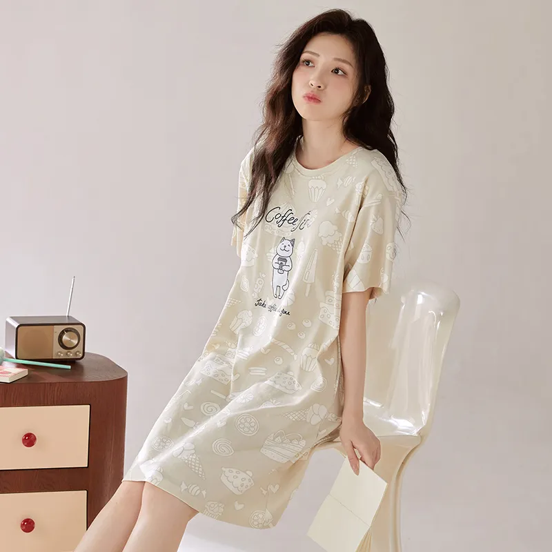XIA.WA.ZHI.XIU Nightgown Women's Gift Box Set-5