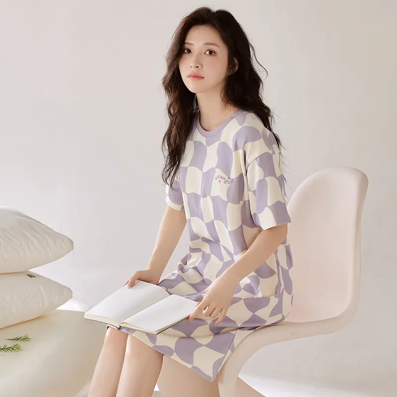 XIA.WA.ZHI.XIU Nightgown Women's-7
